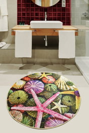 Mijölnir Estrella 120 Alfombrilla de Baño Multicolor